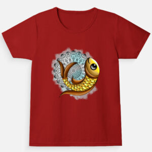 Boy's Crew Neck T-Shirt- KKOC044KB