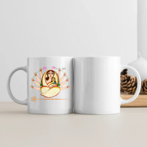 DURGAPUJA theme Coffee Mug- KKODPMAMUG003
